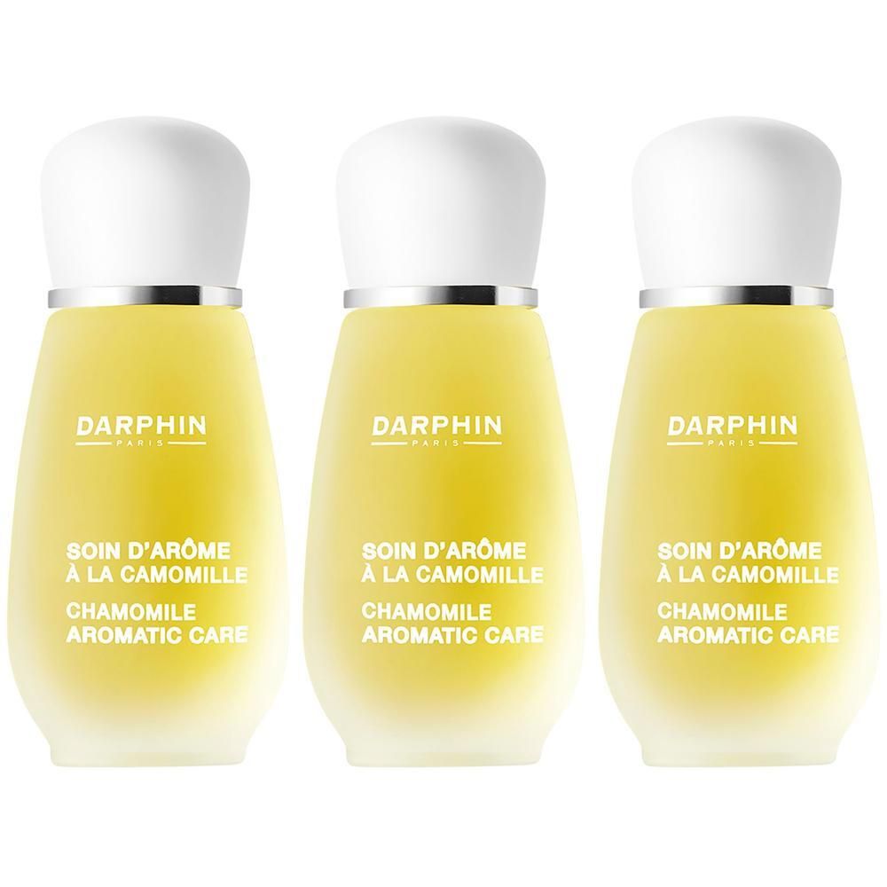 Drie Darphin flessen met Kamille Aromatische Verzorging.