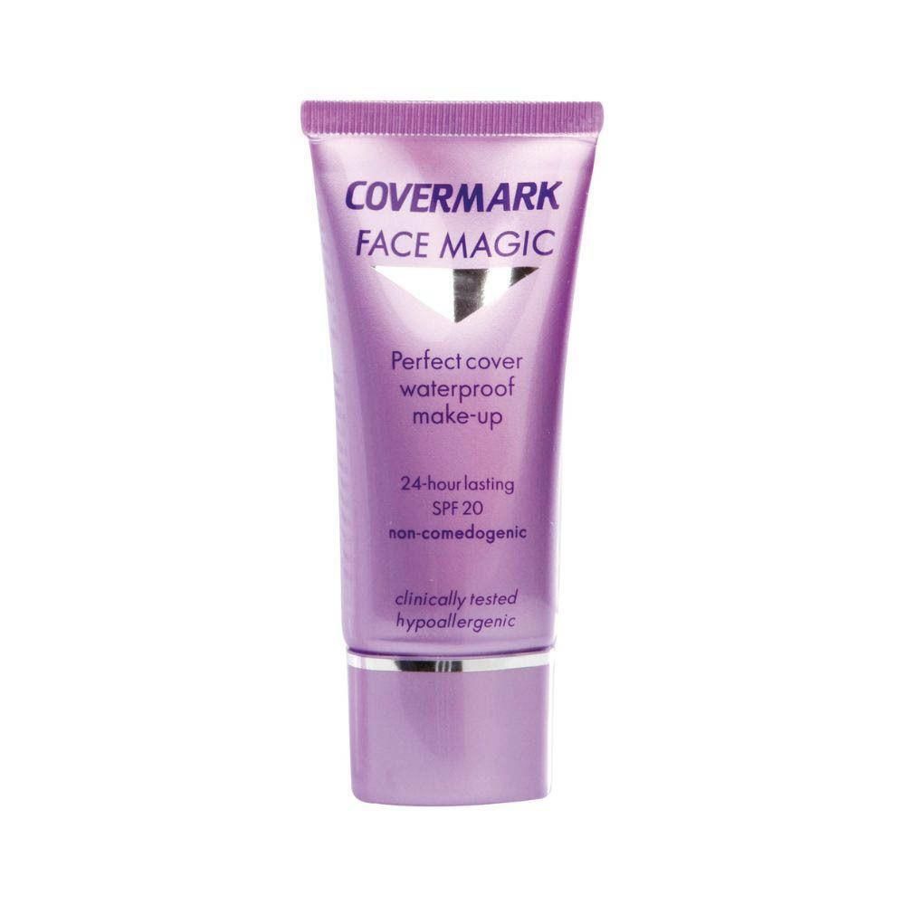 Covermark Face Magic Make-up tube met SPF 20. Waterproof, 24 uur houdbaar, non-comedogeen, hypoallergeen.
