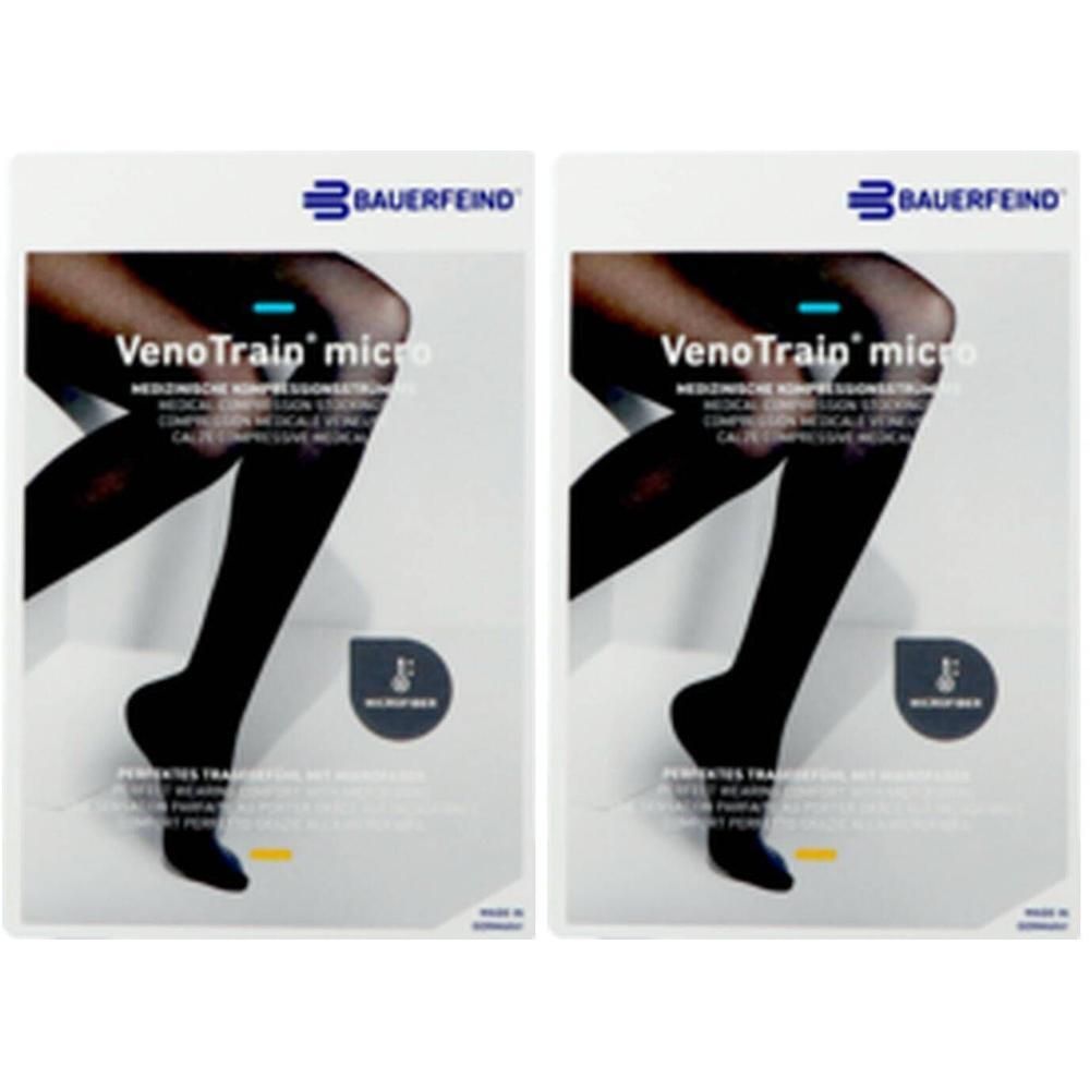 Bas de contention Bauerfeind VenoTrain Micro, caramel, la paire.