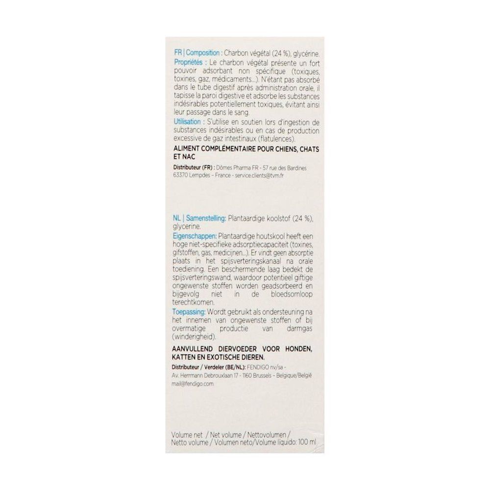 Achterkant van de Carbodote-verpakking met samenstelling en gebruiksaanwijzing.