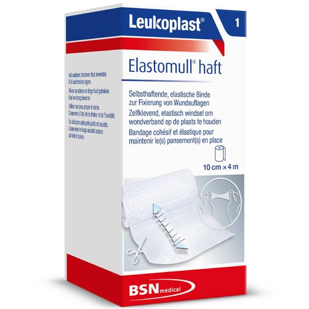 Leukoplast Elastomuell haft: bandage élastique, 10 cm x 4 m.