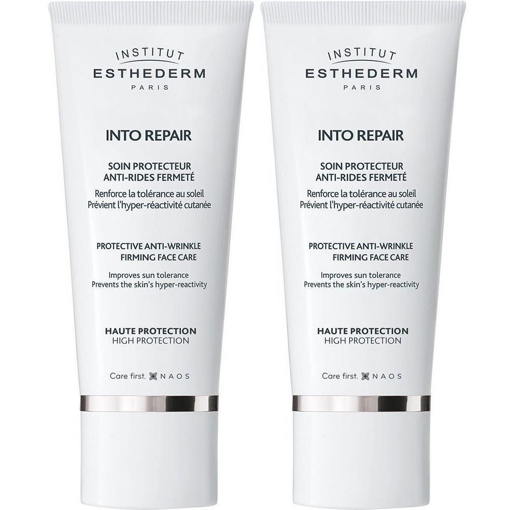 Institut Esthederm Into Repair Soin protecteur anti-rides fermeté. Haute protection.