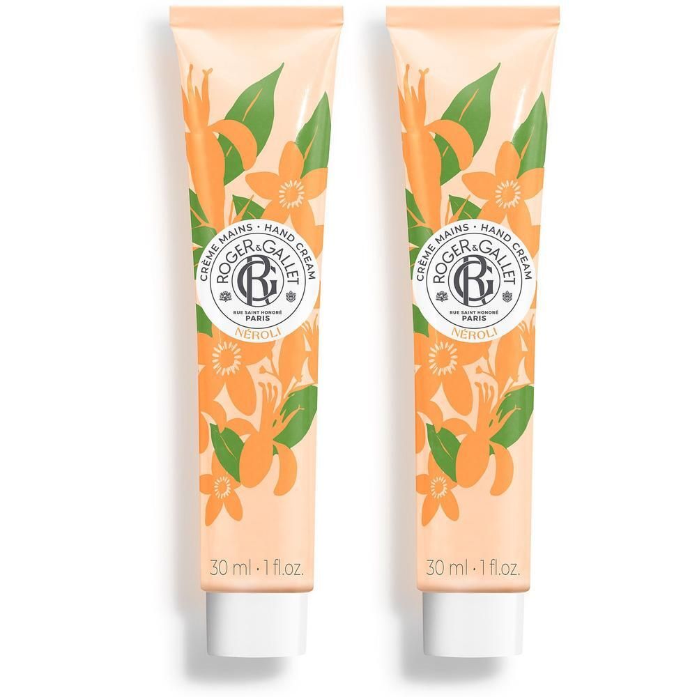Deux tubes de crème pour les mains Neroli. 30 ml.