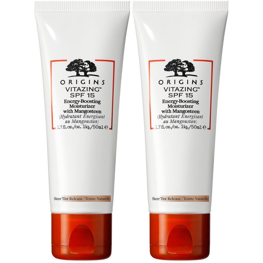 Deux tubes de Origins VitaZing™ Hydratant Énergisant au Mangoustan FPS 15.