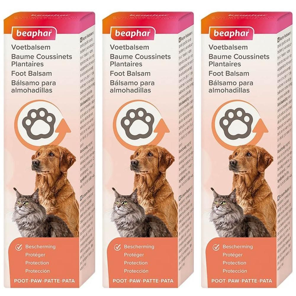 Baume coussinets plantaires Beaphar. Contient chien et chat. Protection pour les pattes.
