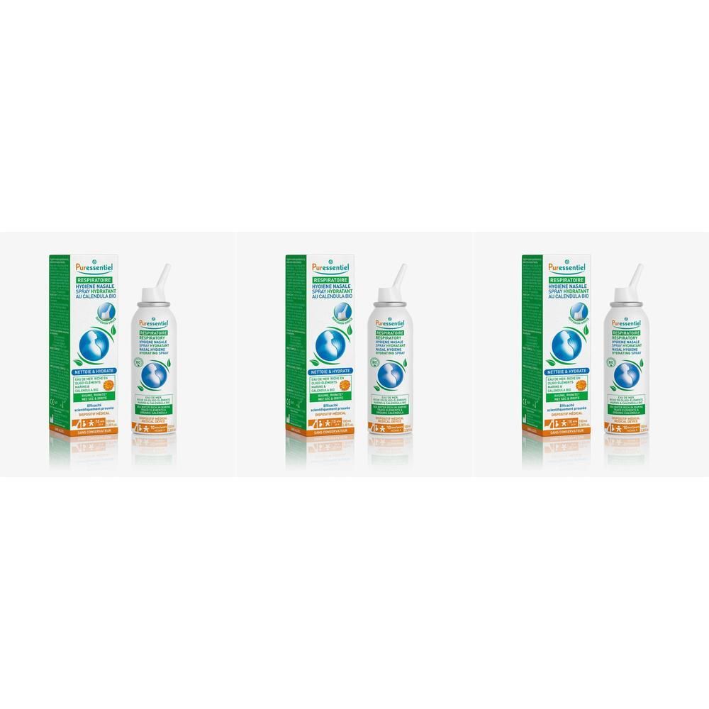 Puressentiel Neusspray Hydraterend met Calendula Bio. Neushygiëne.