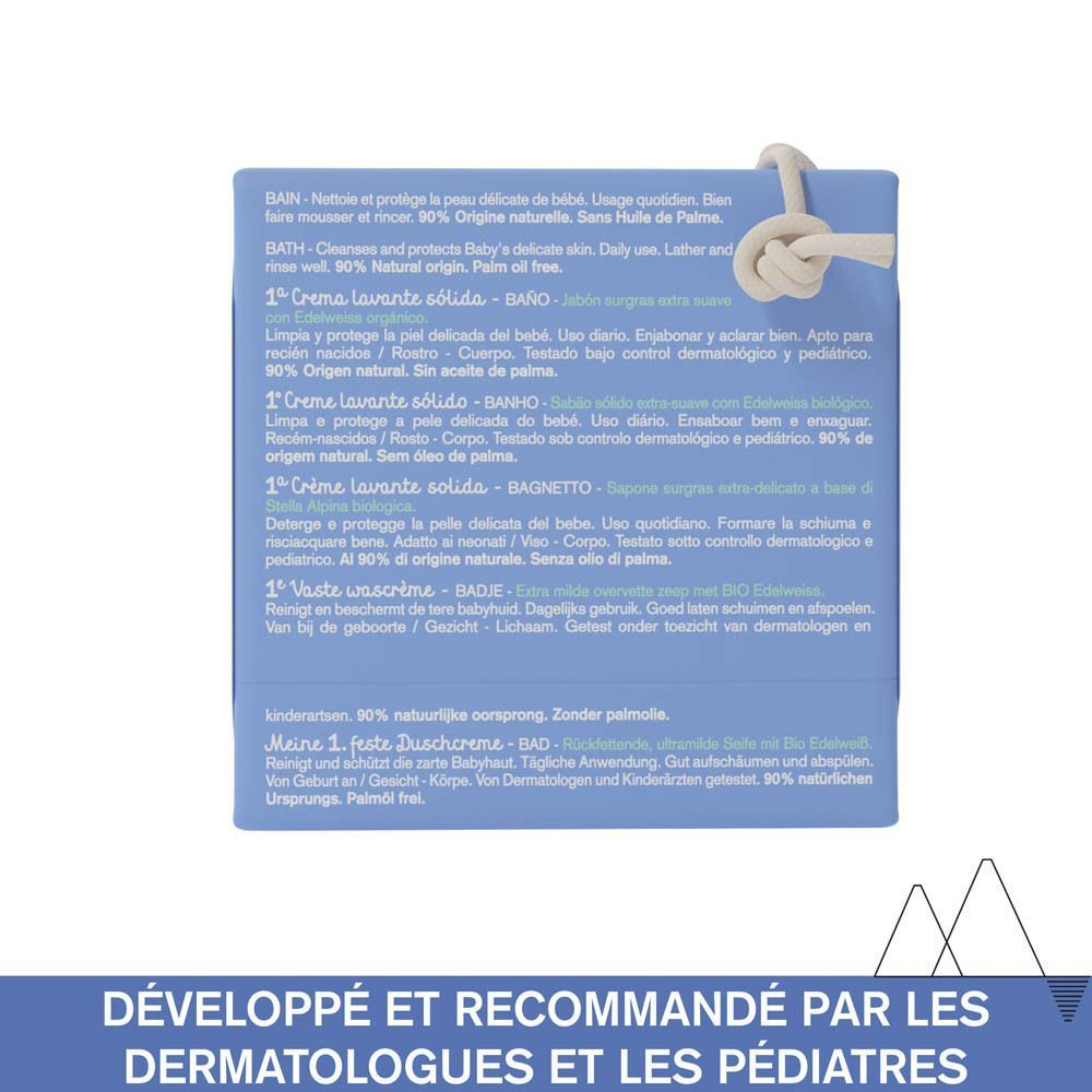 Arrière de l'emballage avec informations produit multilingues.