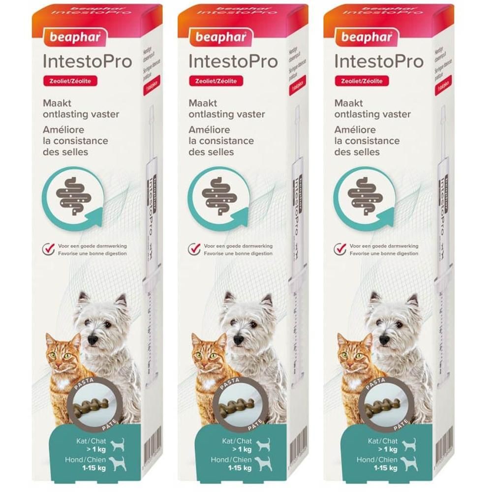 Beaphar IntestiPro Pasta voor hond & kat. Voor vaste ontlasting en goede spijsvertering.