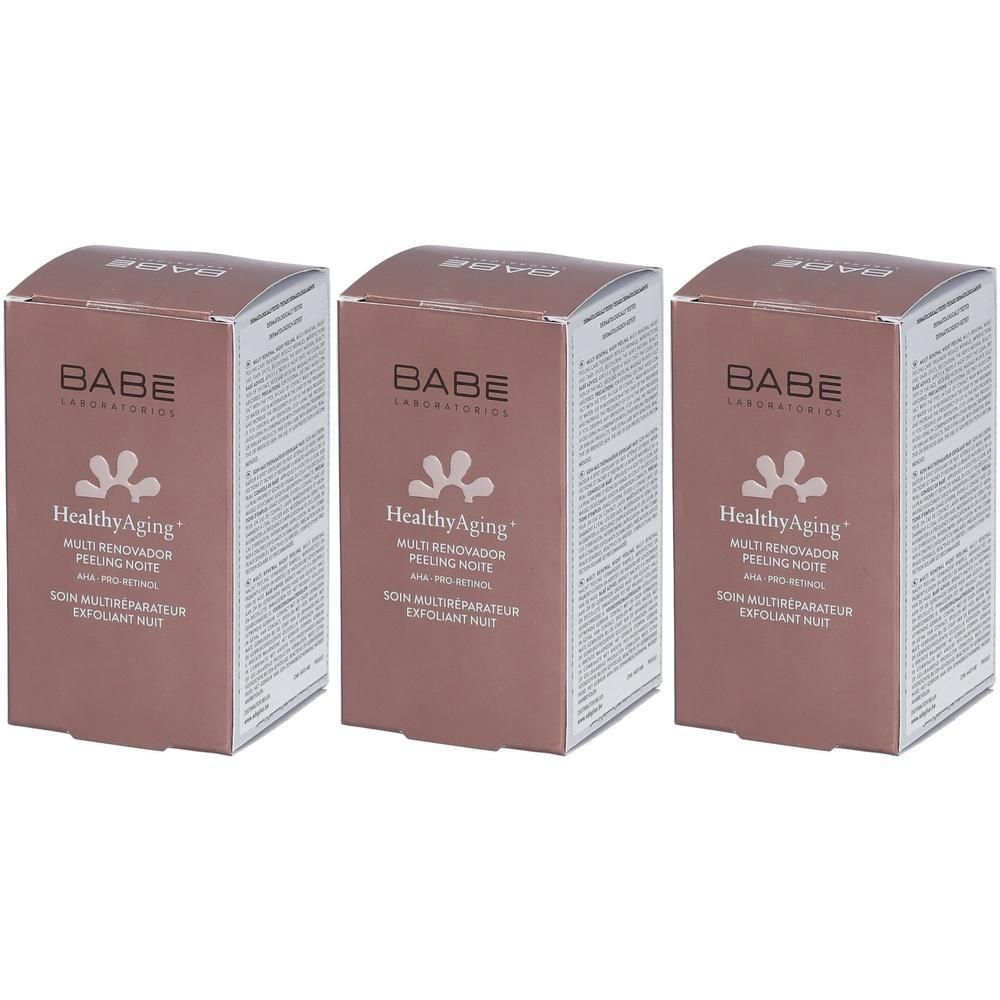 Drie dozen BABÉ HealthyAging+ Multi Renewal Night Peeling.