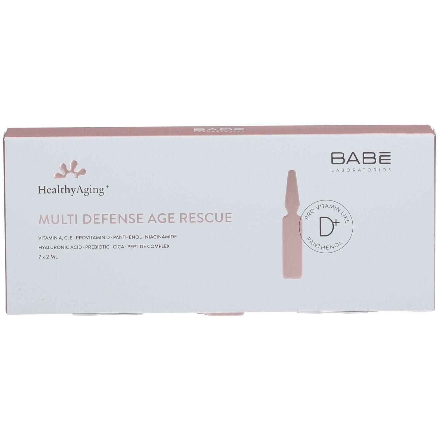 BABE HealthyAging+ Multi Defense Age Rescue Ampoules. 7x2ml.