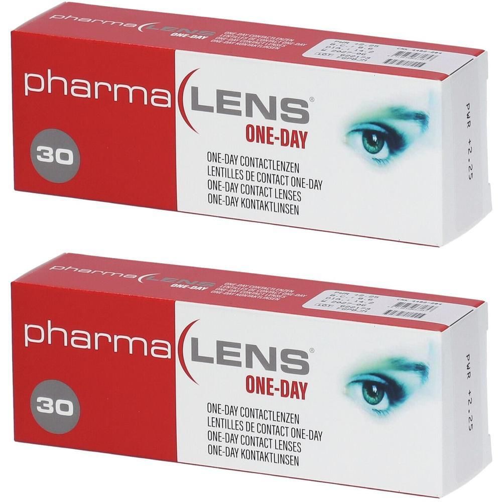 Lentilles de contact Pharma Lens One-Day, 30 lentilles.