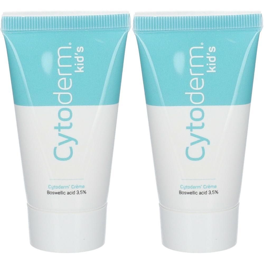 Deux tubes de crème Cytoderm Kids avec acide Boswellique 3,5%.