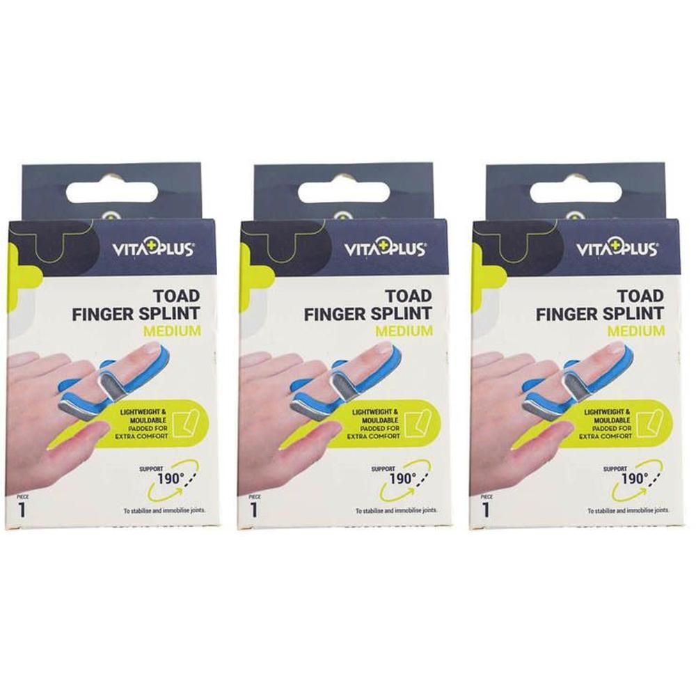 Attelle de doigt Vitaplus Medium : Attelle légère et moulable avec rembourrage pour plus de confort.