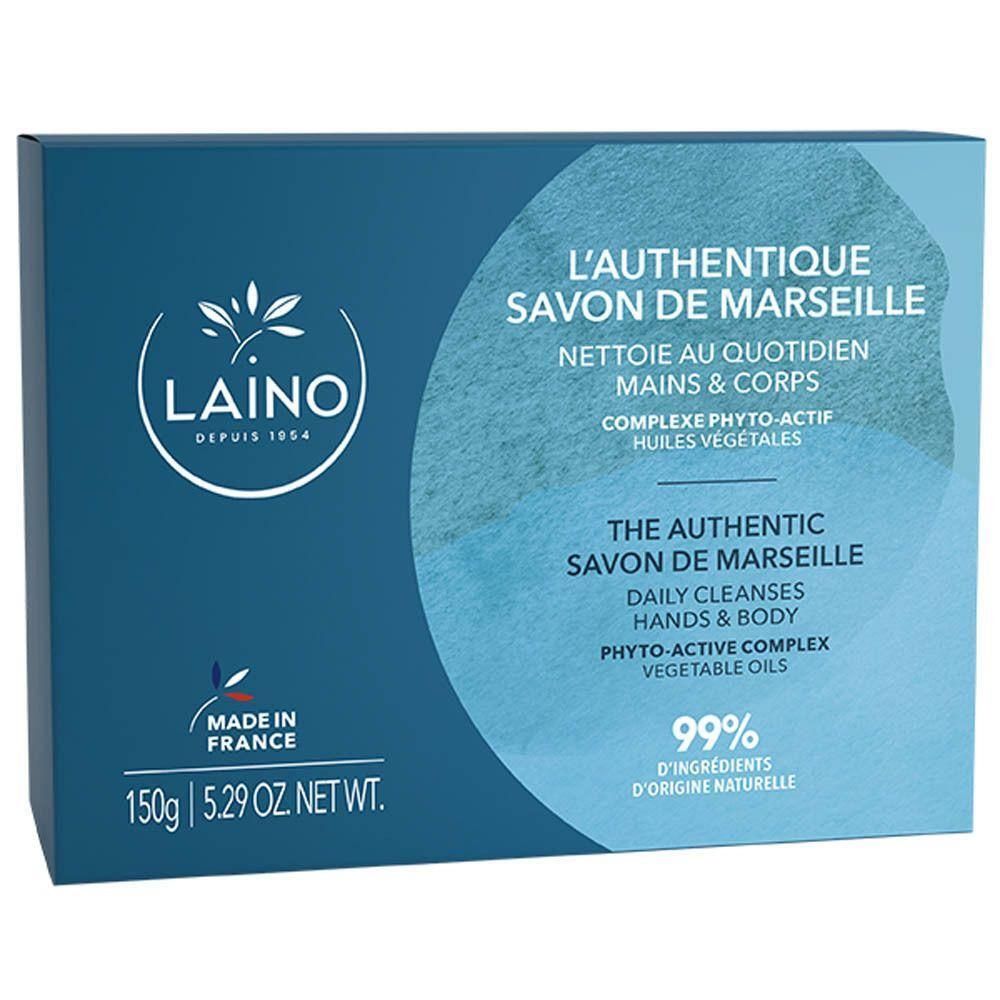 Laino Marseille zeep vaste zeep, 150g. Gemaakt in Frankrijk.
