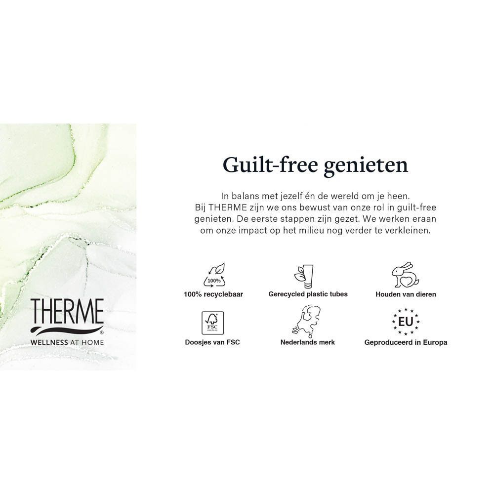 Informations sur l'emballage durable et l'héritage néerlandais de Therme.