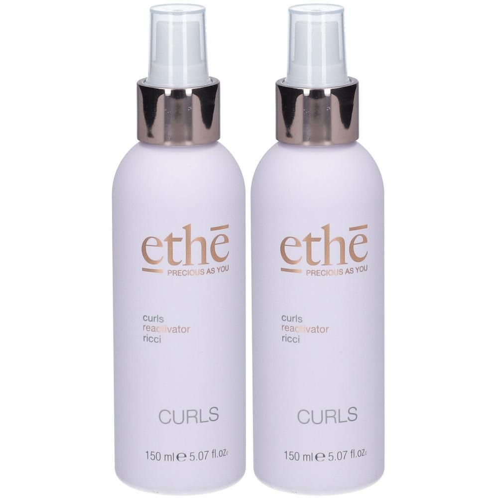 Twee flessen Ethè Krul activator, 150 ml.