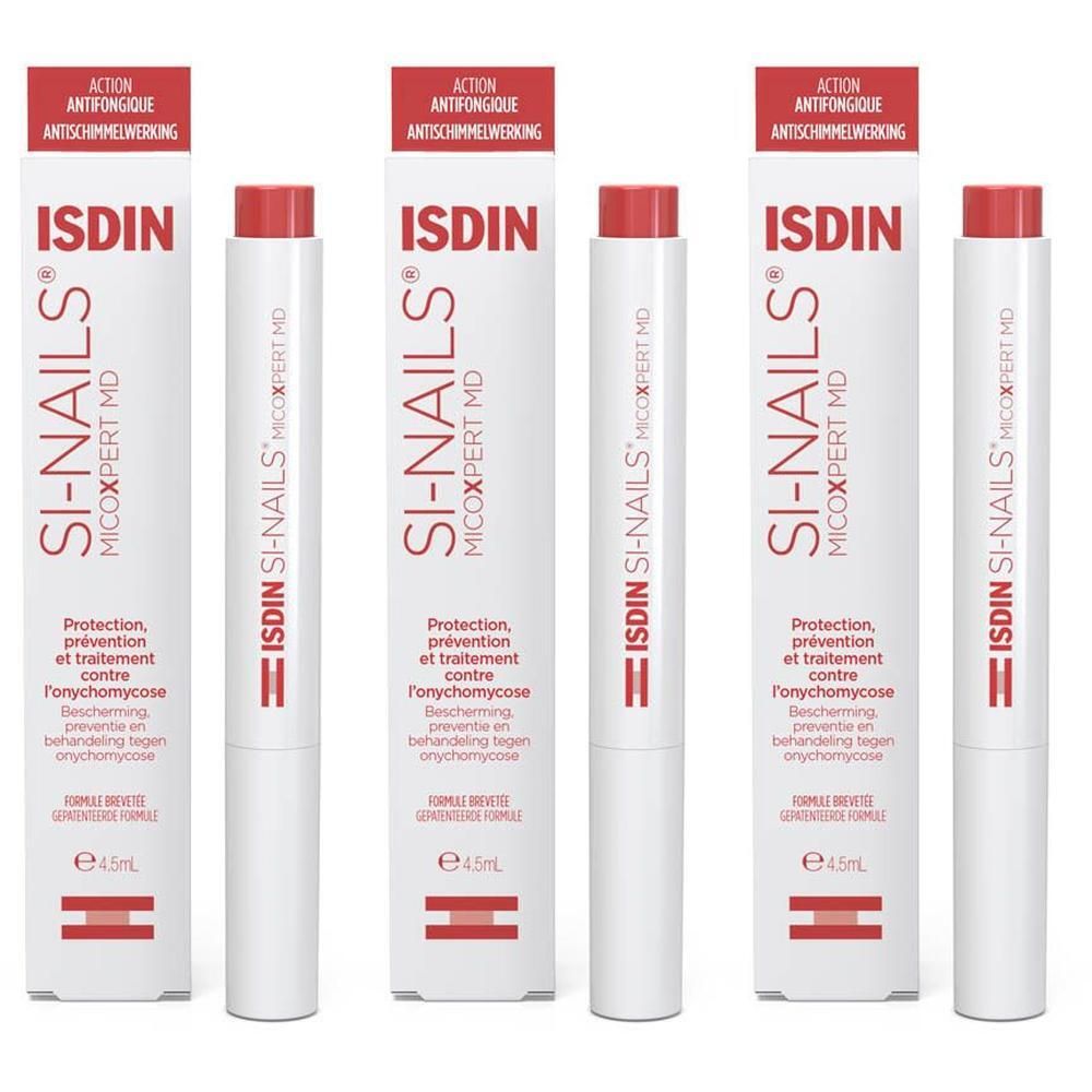 ISDIN Si-Nails MicoXpert MD: Drie antifungale stiften voor de behandeling van schimmelnagels. 4,5 ml.