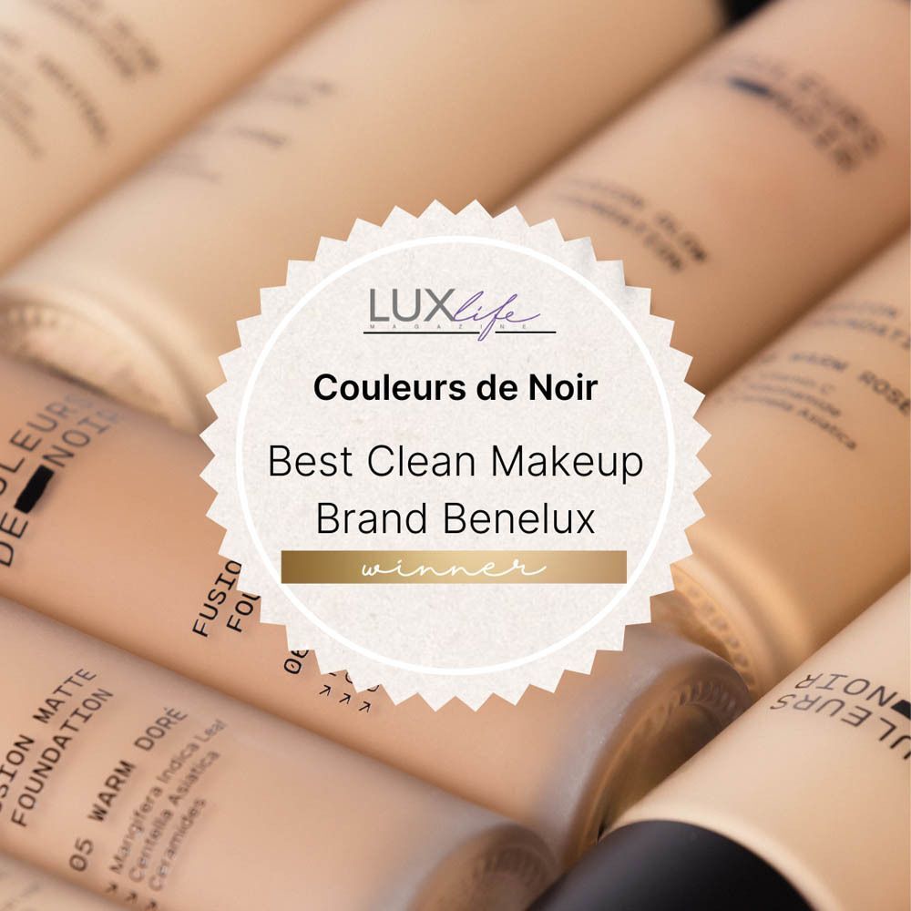 COULEURS DE NOIR prijs 'Best Clean Makeup Brand Benelux'.
