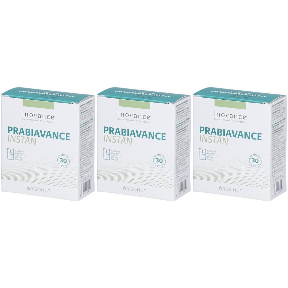 Trois boîtes Inovance Prabiavance Instan, 30 sachets chacune.