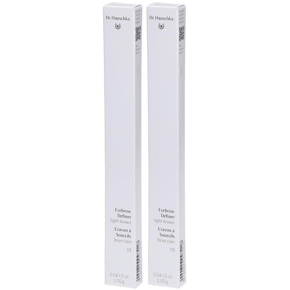 Deux paquets de Crayon à Sourcils Dr. Hauschka 01 Brun Clair.