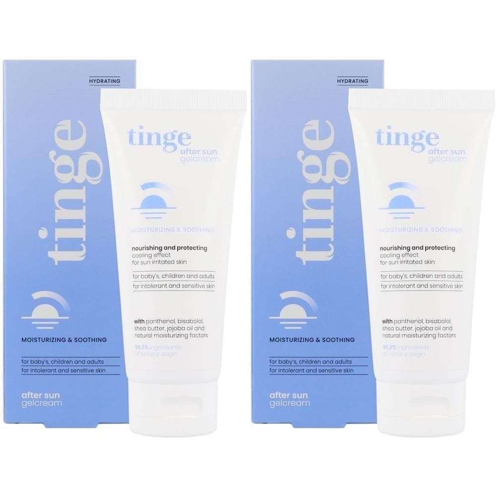 Tinge Gel-Crème Après-Soleil | Peaux Rouges & Échauffées | Rafraîchissant | Hydratant & Réparateur