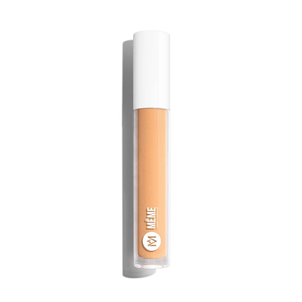 Un correcteur fluide avec capuchon blanc et applicateur.