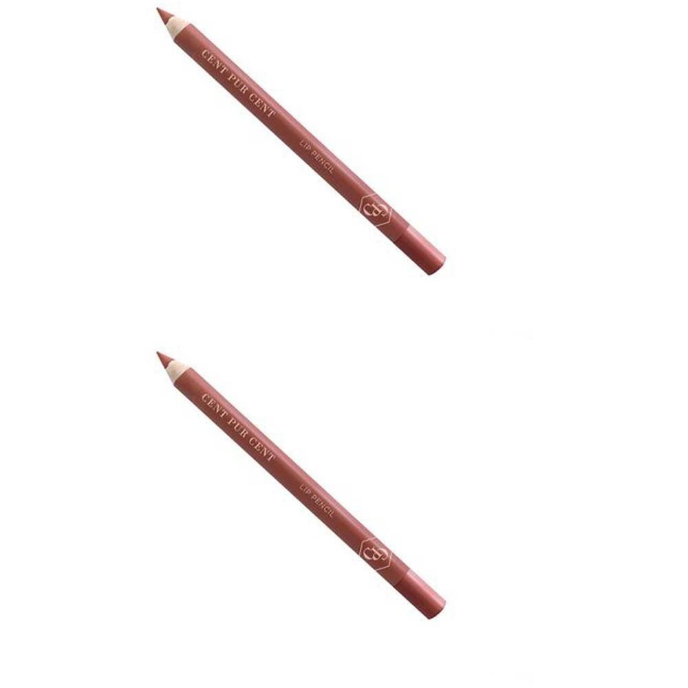 Twee lipliners in Nude Nectar kleur, beide met merknaam en logo.