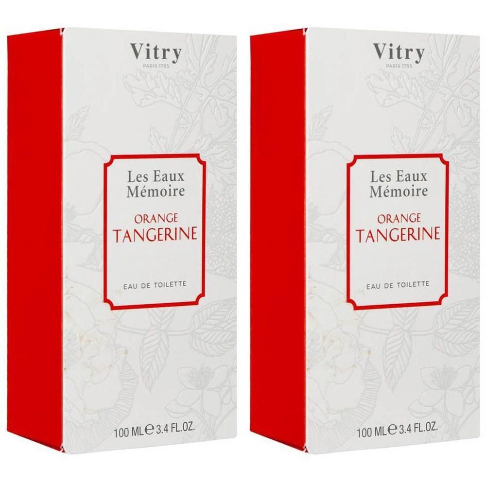 Twee doosjes Vitry Eau de Toilette Orange Tangerine.