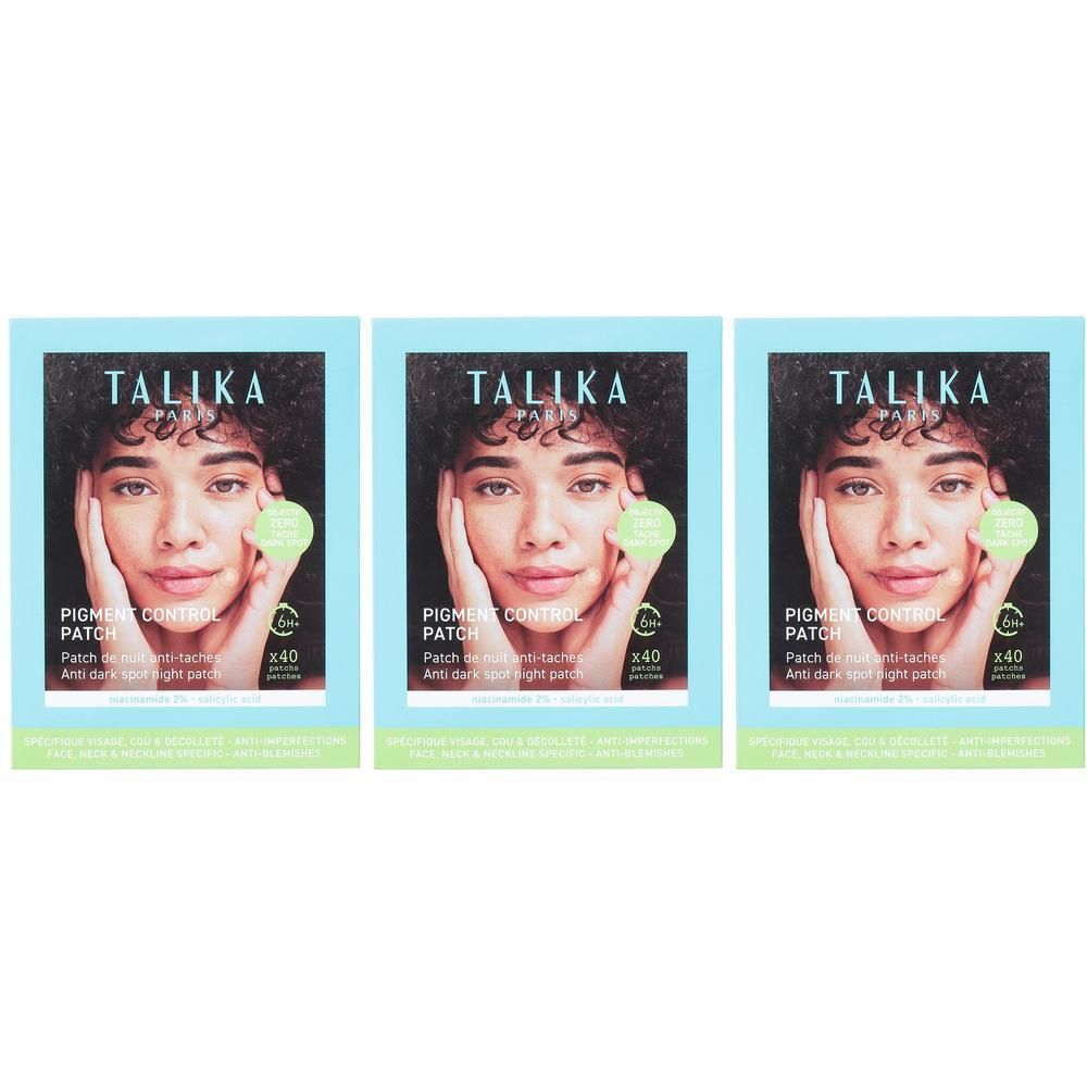 Drie pakken Talika Pigment Control Patches, elk 40 patches. Anti-donkere vlekken patches.