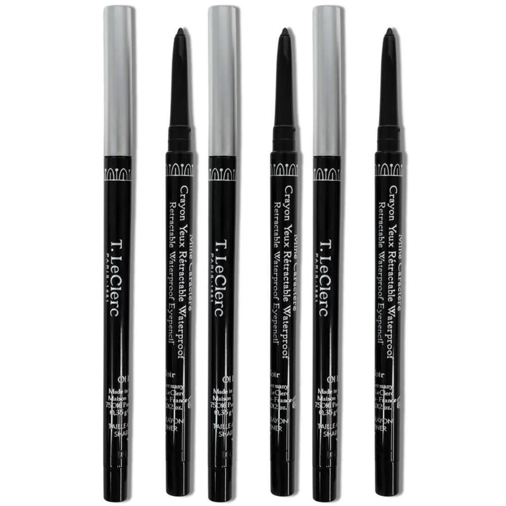 T. LeClerc Waterproof Intrekbaar Oogpotlood | 01 Zwart