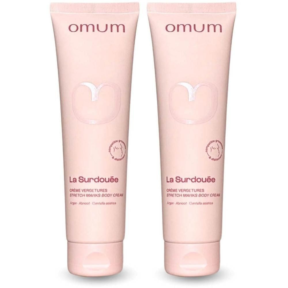 Twee tubes Omum La Surdouée Stretch Marks Body Cream.