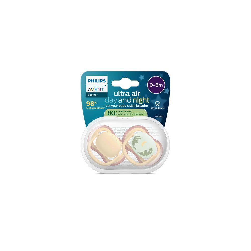 Philips Avent Ultra Air Sucette +0m Air night/day