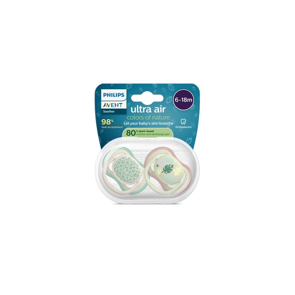 Emballage de sucettes Philips Avent Ultra Air pour 6-18 mois.
