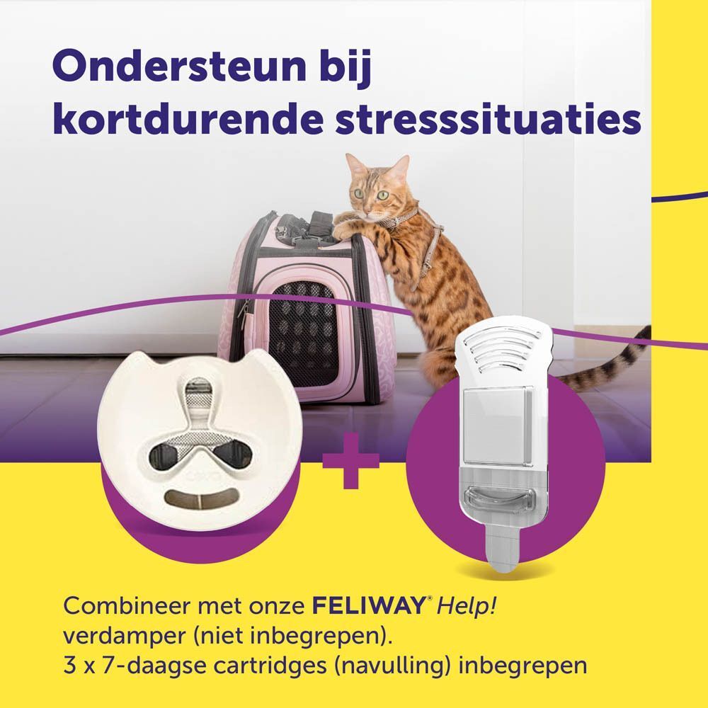 Beheer de stress van uw kat met onze navullingen voor de diffuser.