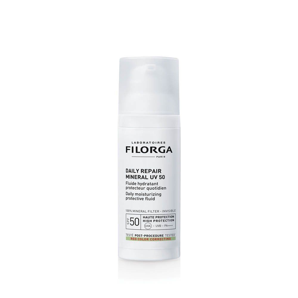Un flacon de fluide protecteur quotidien Filorga DAILY REPAIR MINERAL UV 50.