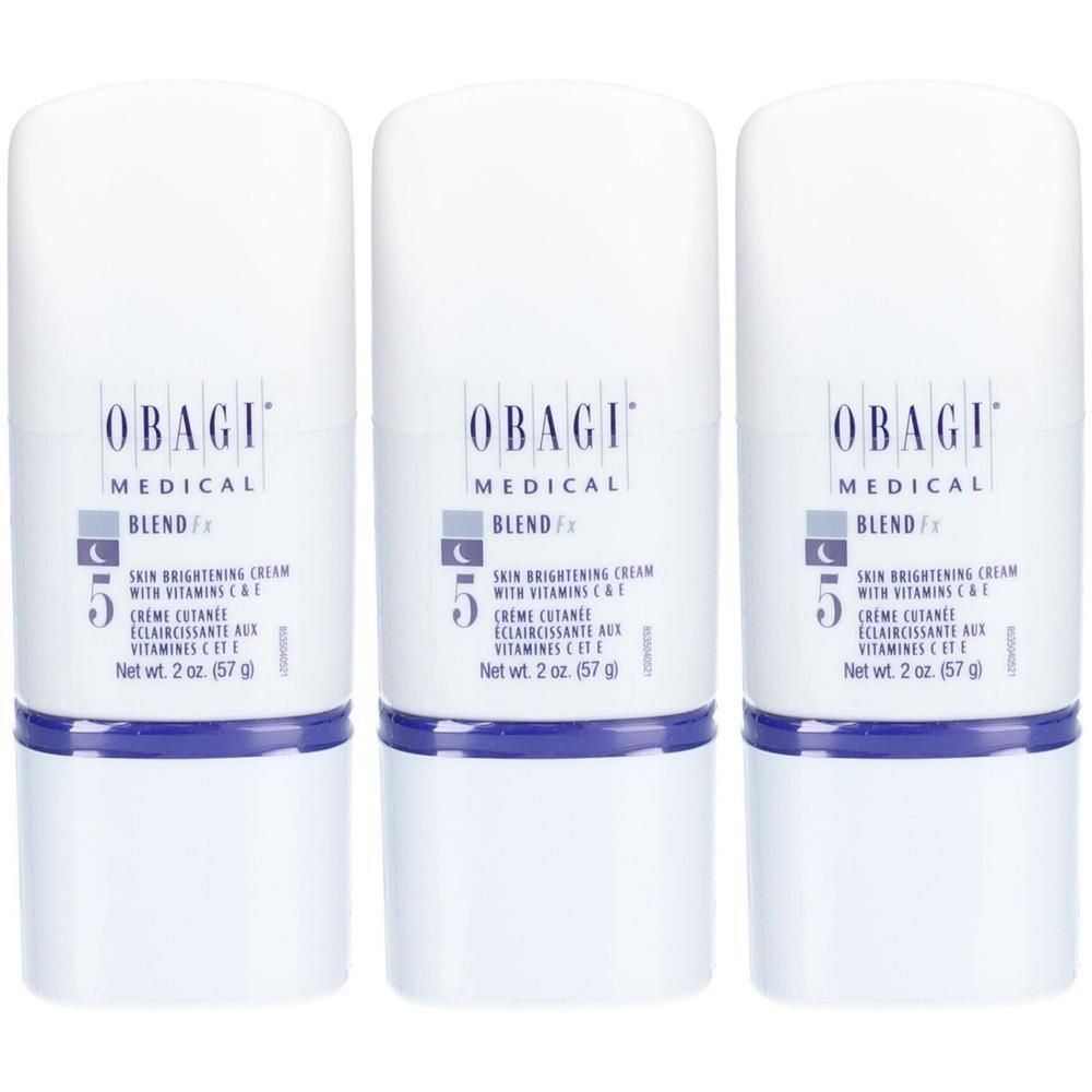 Trois pots de crème Obagi Medical BLEND Fx, crème éclaircissante avec vitamines C & E.