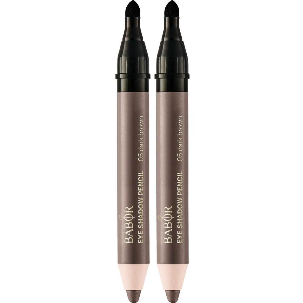 Deux crayons Babor Eye Shadow 05 Brun Foncé.