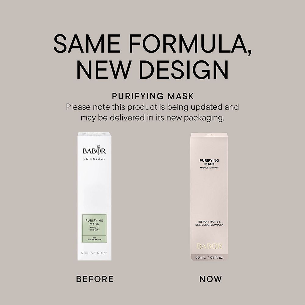 Un tube blanc Babor Purifying Mask, 200 ml.