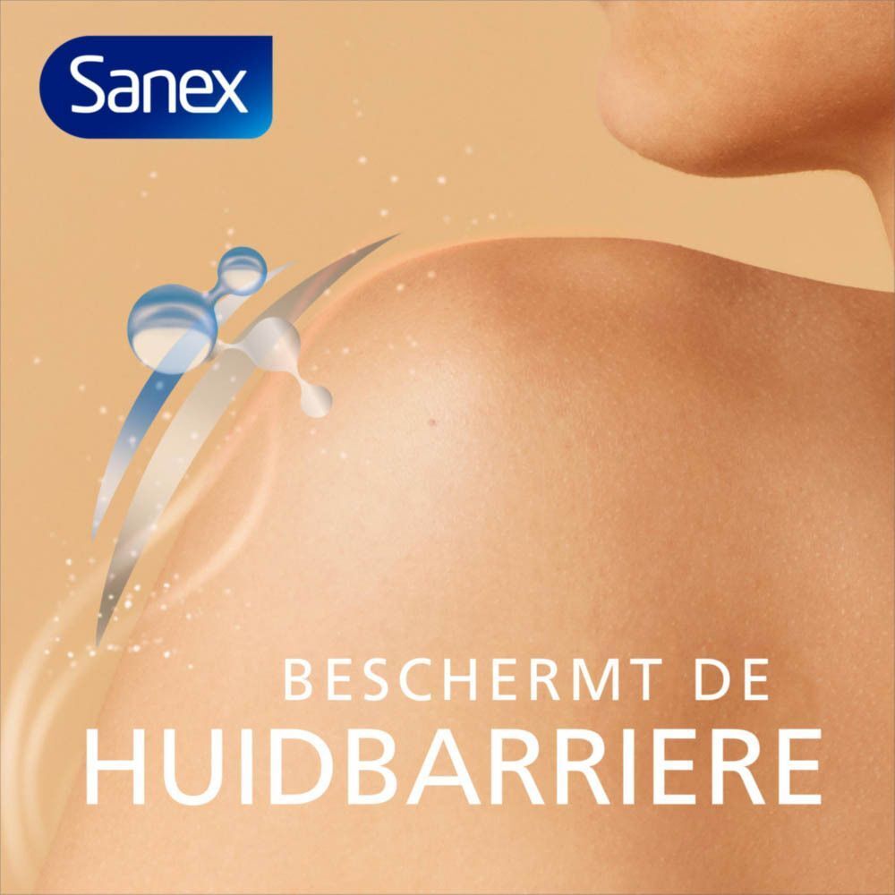 Sanex Expert Douchecrème Protector beschermt de huidbarrière.