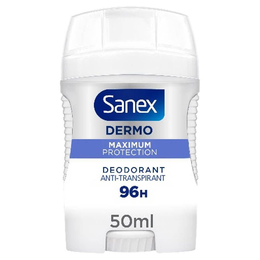 Sanex Dermo Déodorant Stick Protection Maximum 96h, 50ml.