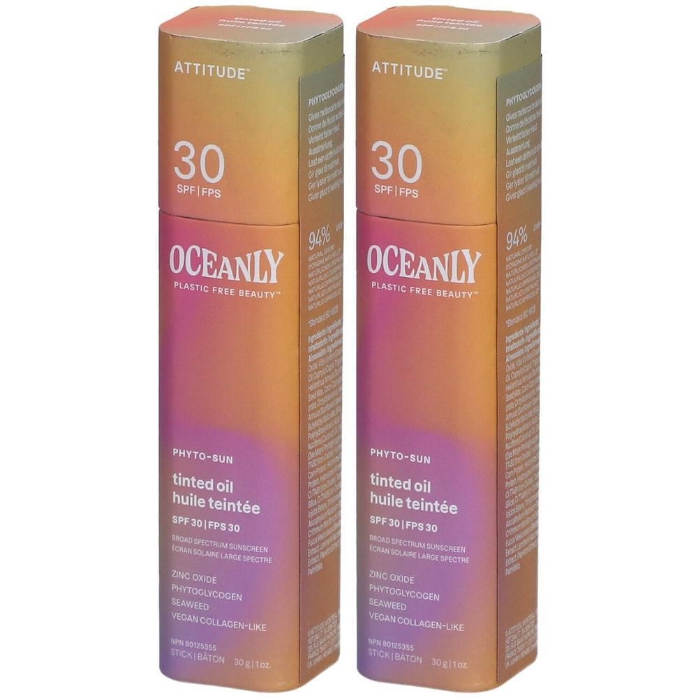 Attitude Oceanly Phyto Sun | Huile Teintée SPF 30