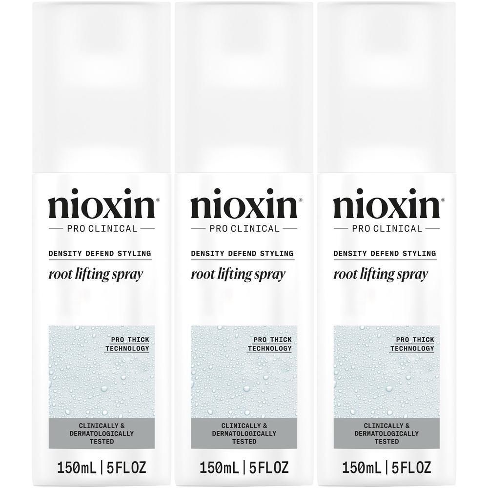 Drie Nioxin Root Lifting Spray flessen, 150ml.