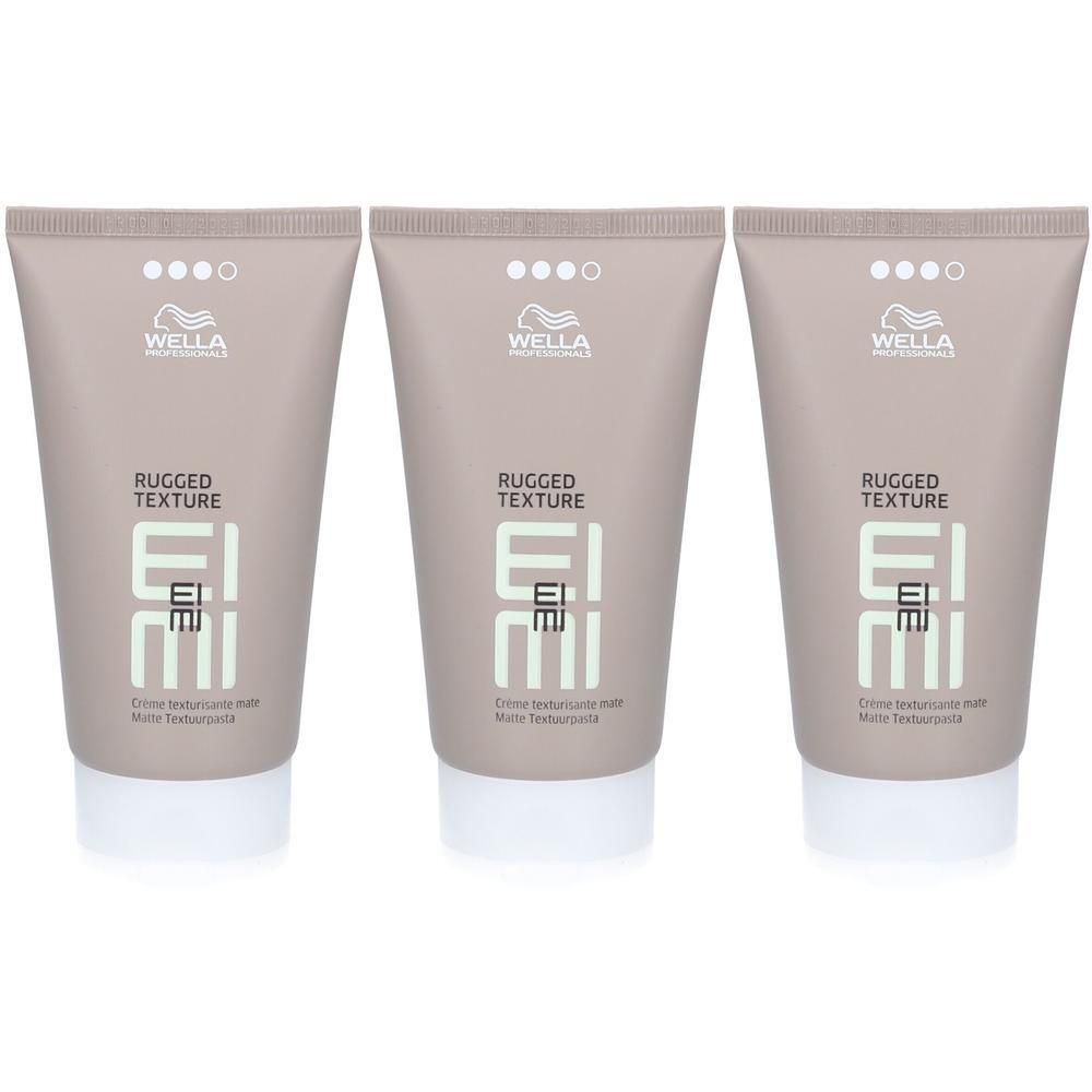 Trois tubes de pâte coiffante WELLA PROFESSIONALS Rugged Texture.