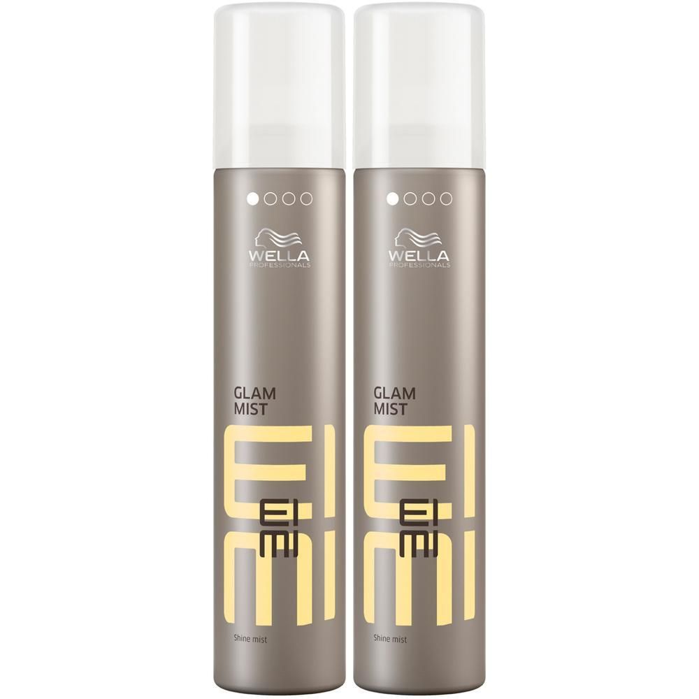Deux flacons de spray coiffant WELLA PROFESSIONALS Glam Mist.