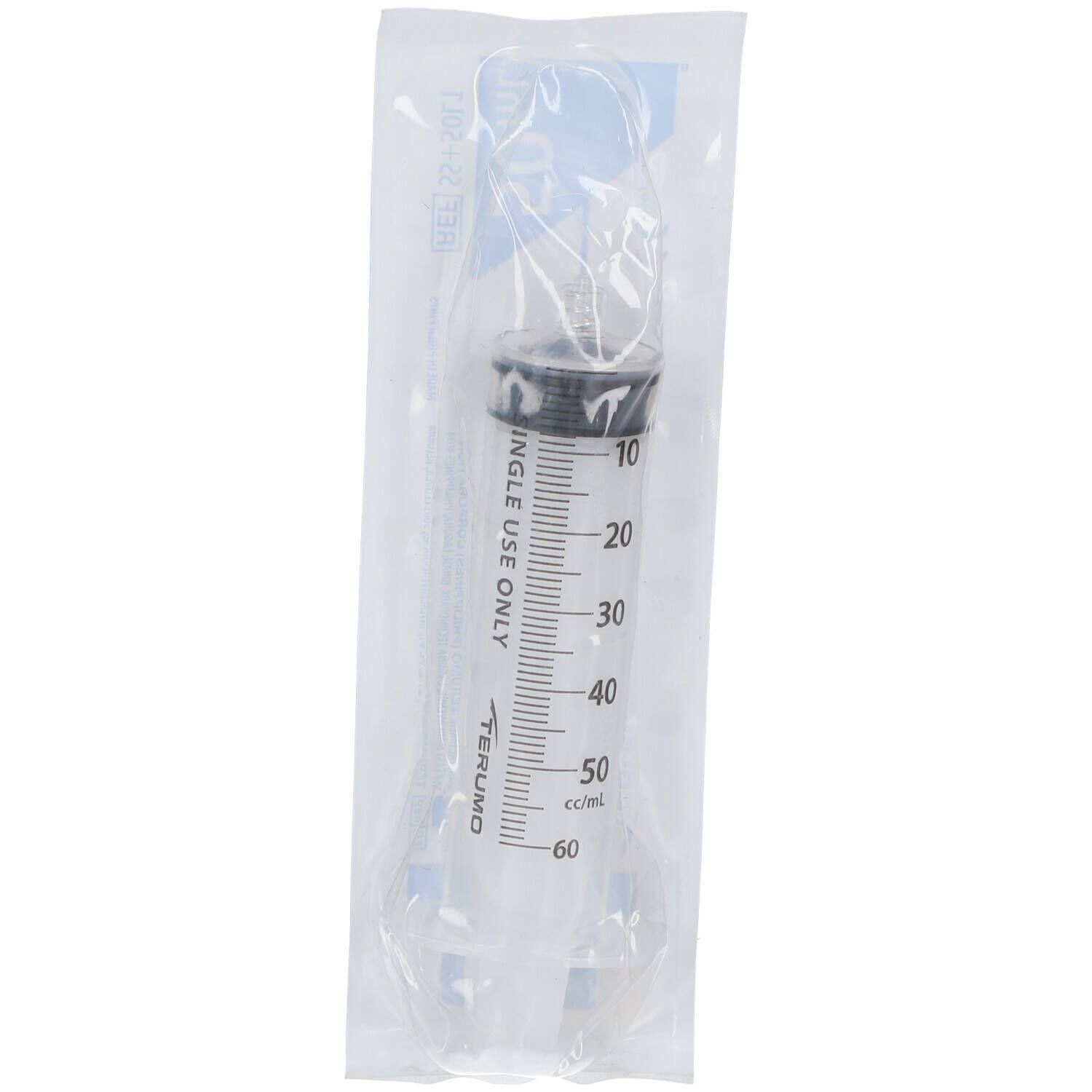 Steriele wegwerpspuit Terumo 50 ml, Luer-Lock aansluiting, zonder naald.