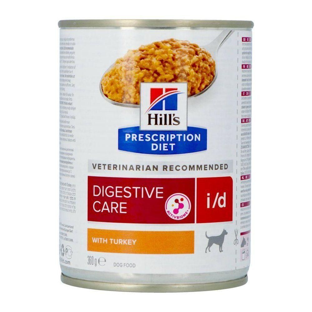 Hill's Prescription Diet i/d Digestive Care Dinde pour chiens, nourriture humide.