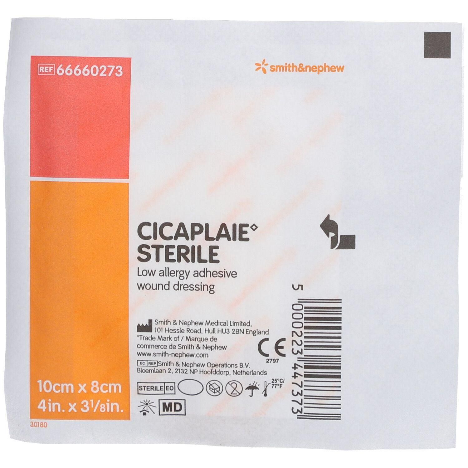 Steriel wondverband, 10cm x 8cm, met hypoallergene kleeflaag.