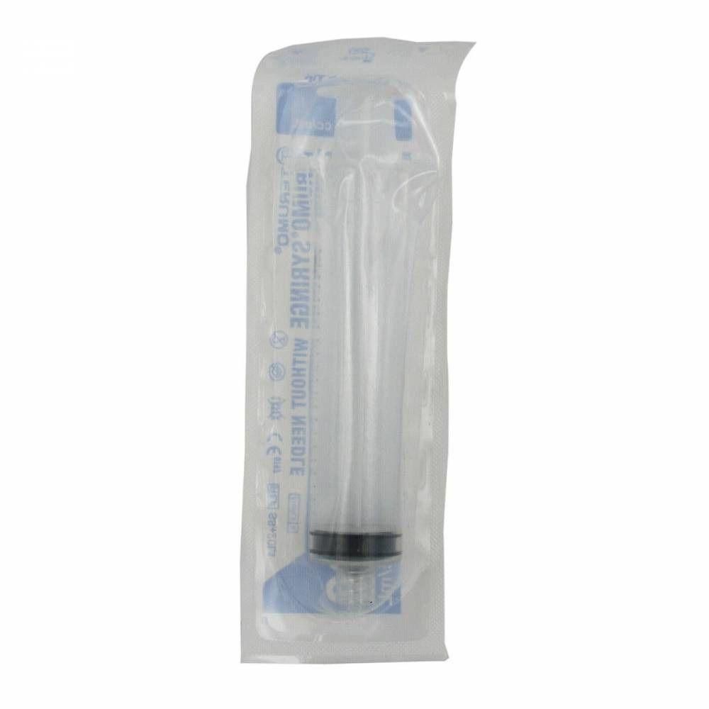 Steriele spuit zonder naald, Luer Lock aansluiting, 20 ml, in verpakking.