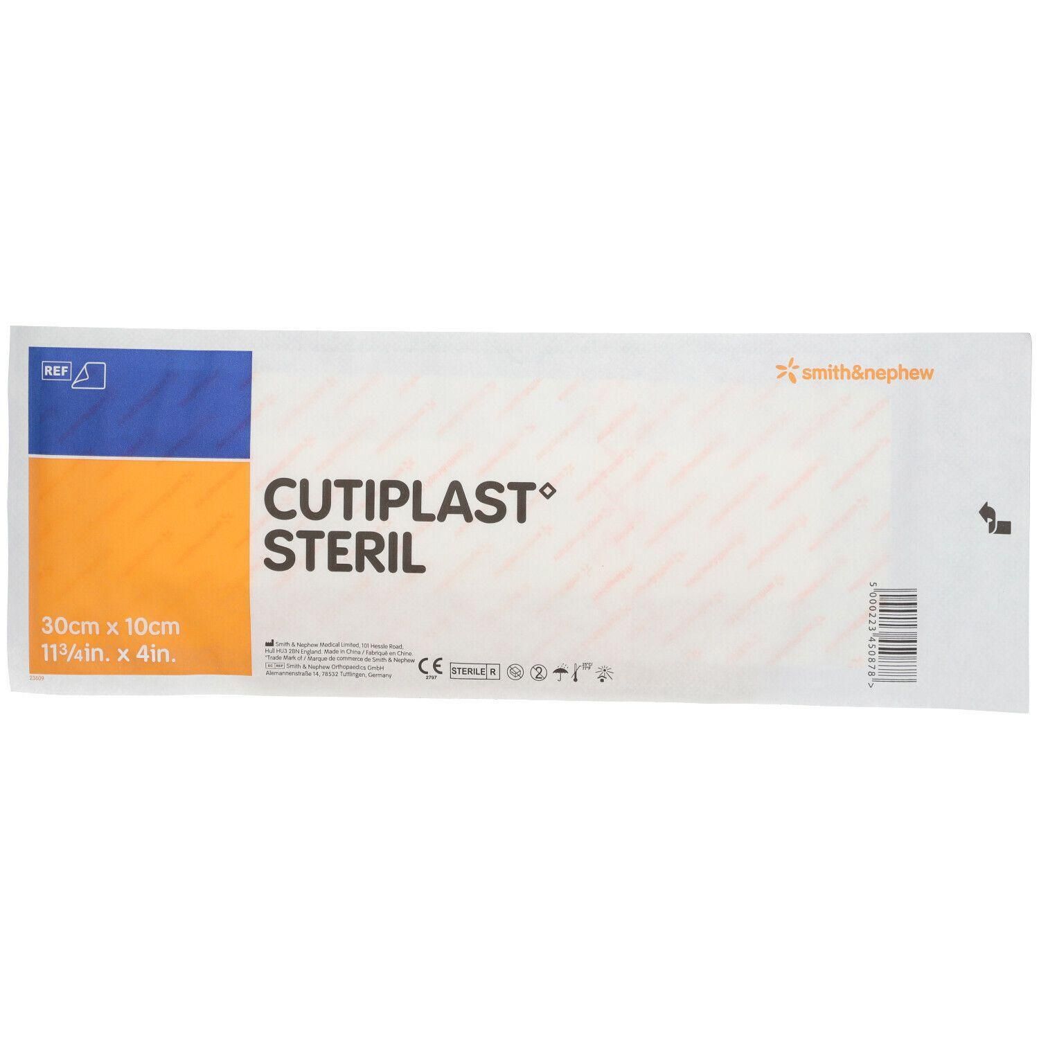 Cutiplast steriel verband 30x10cm. Smith & Nephew merk. CE-gecertificeerd.