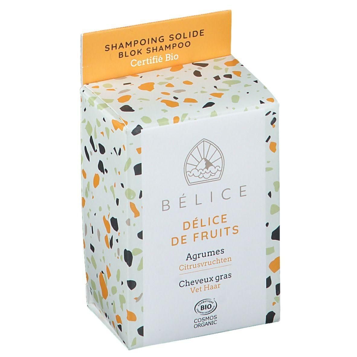 Bélice Délice de Fruits vaste bio shampoo voor vet haar, gecertificeerd COSMOS ORGANIC.